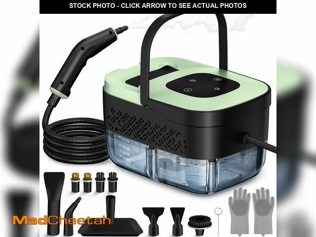 Lot 74-14432184 - Steam Cleaner, Portable Steamer for Cleaning with 16pcs Accessories, 6-Level Adjustable and 15s Heat...