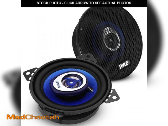 Lot 74-12311966 - Pyle 6Ã¢â¬Â x 9Ã¢â¬Â Car Sound Speaker (Pair) - Upgraded Blue Poly Injection Cone 4-Way 400 Watt...
