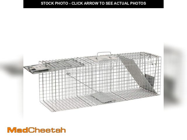 Lot 74-14356222 - (SLIGHTLY DAMAGED) Havahart Large 2-Door Professional Humane Catch-and-Release Live Animal Cage Trap...
