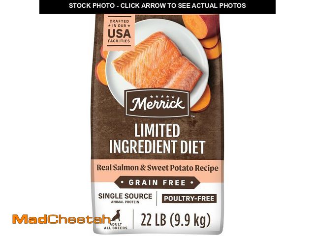 Lot 74-14305061 - Merrick Limited Ingredient Diet Grain Free Dry Dog Food, Premium And Healthy Kibble, Salmon And Swee...