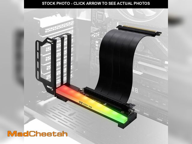 Lot 74-13568854 - EZDIY-FAB Vertical Graphics Card Holder Bracket with ARGB 5V 3Pin LED,GPU Mount,Video Card VGA Suppo...