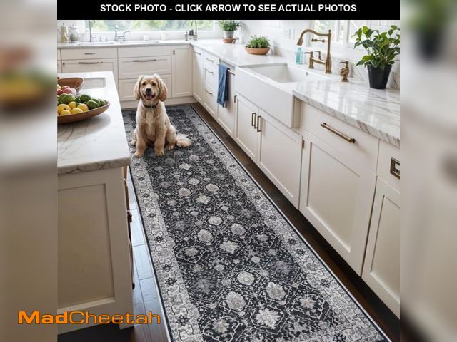 Lot 74-12049576 - Hallway Washable Runner Rug - 3x10 Kitchen Rugs Entryway Rug Runner Vintage Soft Floor Mat Non Slip ...