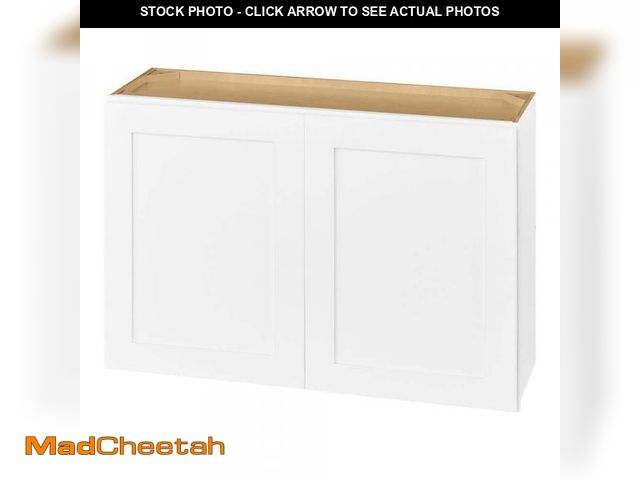 Lot 74-14605213 - Hampton Bay Avondale 36 in. W x 12 in. D x 24 in. H Ready to Assemble Plywood Shaker Wall Bridge Kit...