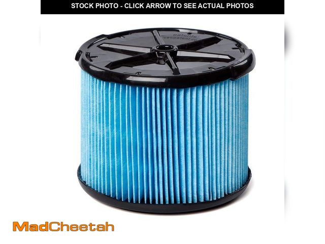 Lot 74-14277305 - RIDGID Genuine Fine Dust Pleated Paper Shop Vacuum Filter Replacement for Most 3-4.5 Gal. RIDGID Wet...