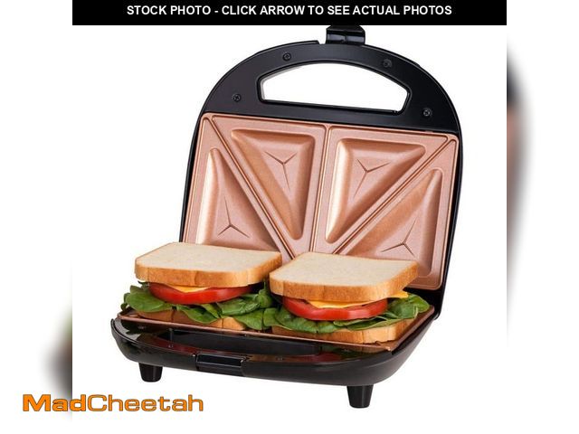 Lot 74-13002035 - Gotham Steel Ti-Ceramic Black Non-Stick Sandwich Maker - UNUSED