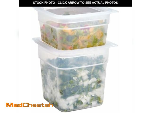 Lot 74-14351956 - cambro Freshpro Mini Food Storage Container Set with Lid, Translucent 8 sets - UNUSED