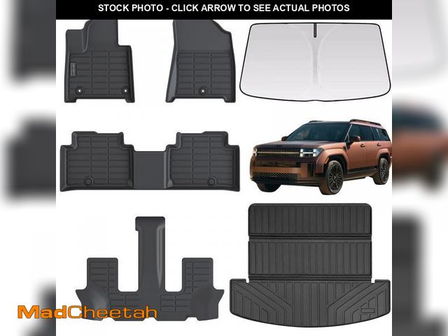Lot 74-12151034 - LJWAITO Floor Mats &amp; Large Trunk Mat &amp; Sun Visor for 2024-2025 Hyundai Santa FEÃ¯Â¼ËNon Hyb...