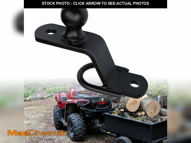Lot 74-12714145 - lifgarfe Three-Way Receiver Hitch Lawn Mover Hitch Attachments with 2" Ball Fit for ATV/UTV - UNUSED