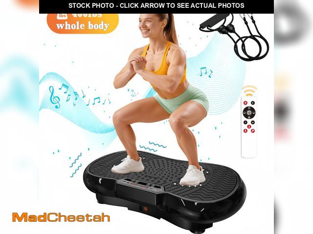 Lot 74-13658494 - LNOW Vibration Plate Exercise Machine, Vibrating Muscle Toner for Fat Burning, Whole Body Workout Vi...