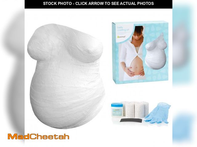 Lot 74-12119438 - Pearhead Belly Casting Kit, Pregnancy Keepsake Making Kit, Easy DIY Plaster Cast Baby Bump Keepsake,...