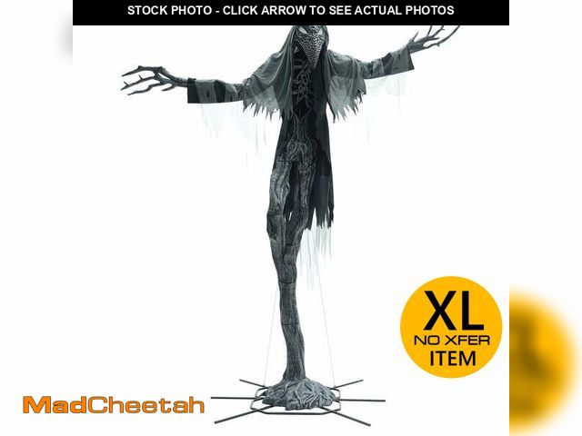 Lot 74-12772001 - Home Accents Holiday 15 ft. Grave &amp; Bones Giant-Sized Animated LED Gally-Crow - UNUSED