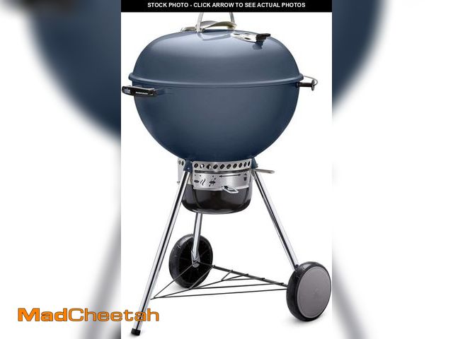 Lot 74-12138855 - Weber Master-Touch 22" Charcoal Grill, Slate Blue - UNUSED