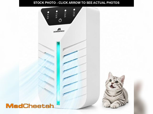 Lot 74-14145817 - Cat Litter Deodorizer, Plug In Air Purifier for Litter Box, Pet Odor Eliminator with Activated Charc...