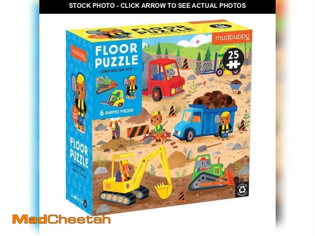 Lot 74-12422132 - Construction Site 25 Piece Floor Puzzle with Shaped Pieces - UNUSED