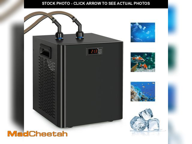 Lot 74-14242695 - Ecojoy  Aquarium Water Chiller 75GAL 1/3HP Fish Tank Chiller, 300L Cooling System with Quiet Design ...