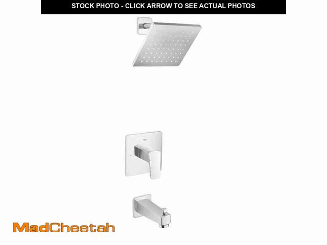 Lot 74-13822943 - GROHE Tallinn Single-Handle 1-Spray Bathtub and Shower Faucet in StarLight Chrome (Valve Included) -...