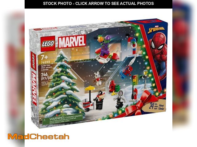 Lot 74-11011752 - LEGO Marvel Spider-Man 2024 Advent Calendar, 76293, Ages 7+, 246 Pieces - UNUSED