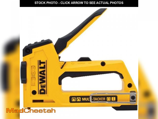 Lot 74-12032095 - *SEE DETAILS* DEWALT 5 in 1 Multi-Tacker Stapler and Brad Nailer Multi-Tool *SEE DETAILS*  - USED
