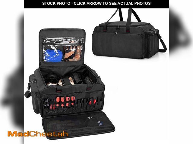 Lot 74-13583100 - DSLEAF RC Storage Bag for 1/8 &amp; 1/10 Car, Protective RC Carry Case with Multi Pockets for Batter...