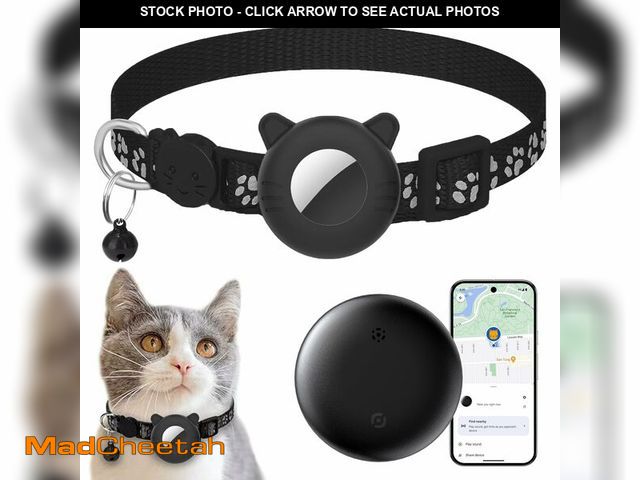 Lot 74-13623074 - Cat Tracker with Collar (Android Only), GPS Tracker for Cats - No Monthly Fee | Waterproof | Real-Ti...