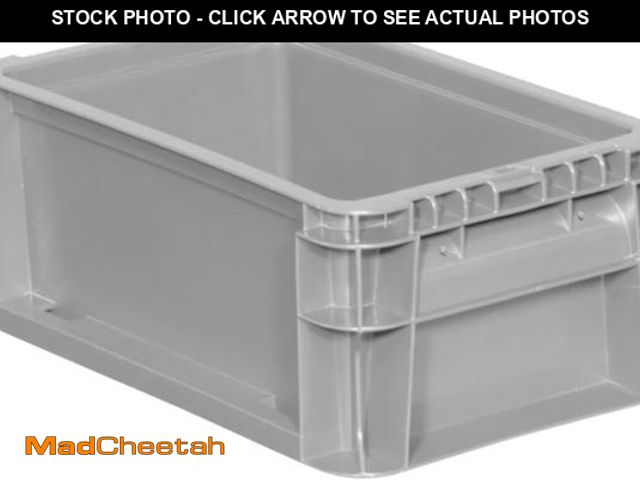 Lot 74-12398885 - Buckhorn SW120705F101000 Plastic Straight Wall Storage Container Tote, (12-Inch x 7-Inch x 5-Inch), ...