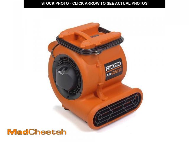 Lot 74-12365439 - RIDGID 1625 CFM 3-Speed, 3-Positions AM2286 Air Mover Blower Fan for Drying Floors and Janitorial Wa...