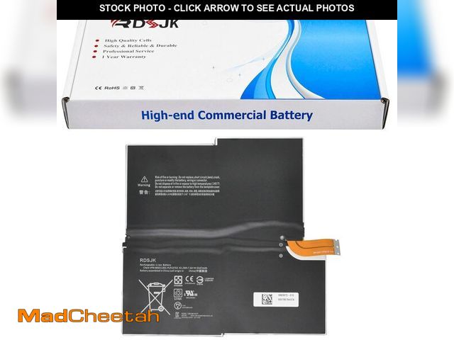 Lot 74-12705143 - RDSJK Compatible MS011301-PLP22T02 MS011301 Battery Replacement for Microsoft Surface Pro 3 Pro3 163...
