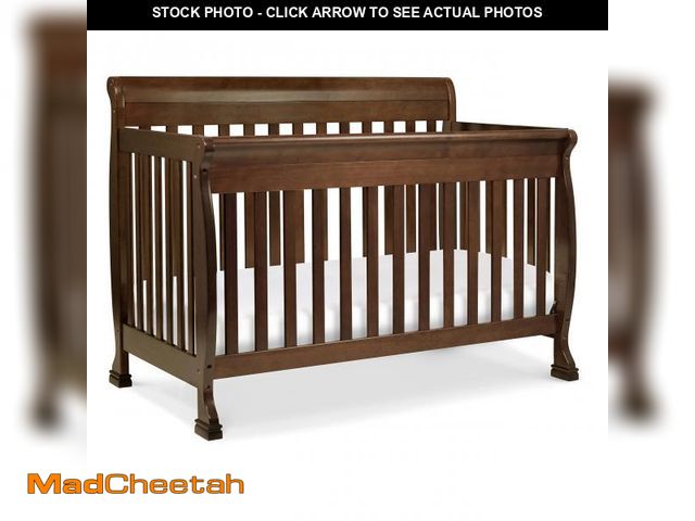 Lot 74-12301627 - DaVinci Kalani 4-in-1 Convertible Baby Crib with Wooden Toddler Bed, Daybed &amp; Full-Size Bed Conv...