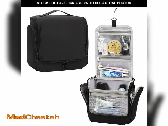 Lot 74-14271718 - Relavel Hanging Toiletry Bag for Men and Women, Travel Toiletries Bag Water-resistant Large Makeup C...