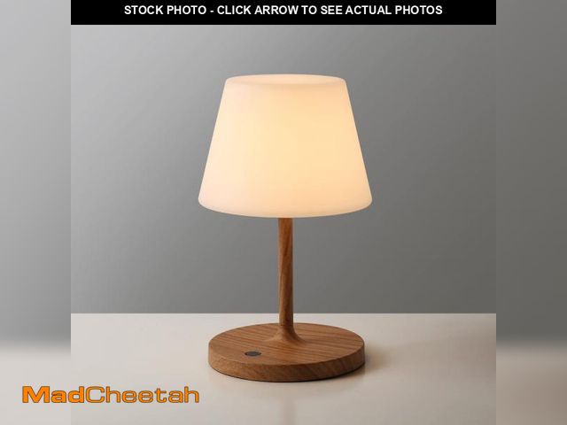 Lot 74-12053207 - WEILAILUX Outdoor Battery Operated Table Lamp Waterproof, 4000mAh Cordless Rechargeable, Touch Dimma...