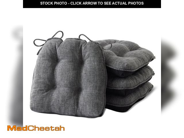 Lot 74-12308246 - IPYNBAP Chair Cushions for Dining Chairs Set of 4, Kitchen Chair Cushions, Chair Pads with Ties and ...
