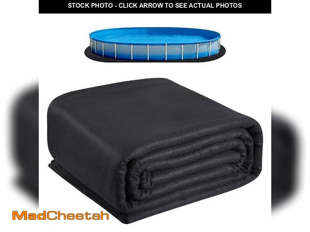 Lot 74-14306614 - VEVOR Oval Pool Liner Pad, 12 x 24 ft. Pool Liner Pad for Above Ground Swimming Pools, Extra-Thick P...