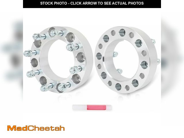 Lot 74-12681159 - ECCPP 2PCS change bolt pattern from 8x170 to 8x6.5 Wheel Adapters 2" 8 Lug for F-250 2003-2009 for F...