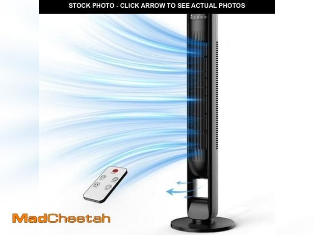 Lot 74-12158165 - NFTIGB 39 Inch Tower Fan  Oscillating Bladeless Floor Fan for Home  3 Speeds 3 Modes with Remote New...