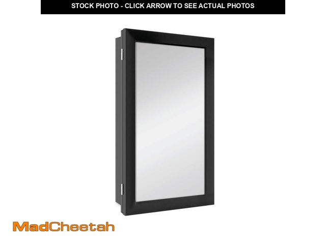 Lot 74-13667648 - Glacier Bay 15-1/4 in. W x 26 in. H Rectangular Framed Recessed or Surface-Mount Bathroom Medicine C...