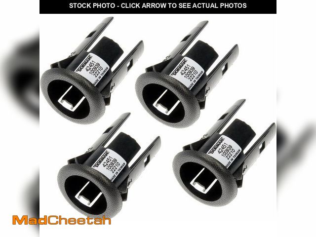 Lot 74-12711242 - Dorman 42451 Rear Park Sensor Retainer Bezels Compatible with Select Ford Models, 4 Pack - USED