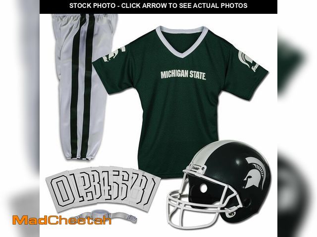 Lot 74-12868824 - (MISSING ALL ACCESSORIES) Michigan State Spartans NCAA Youth Uniform Set Halloween Costume - UNUSED
