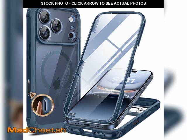 Lot 74-12703643 - Miracase Magnetic for iPhone 17 Pro Case 6.3" [Compatible with MagSafe] Full-Body Phone Case with Bu...