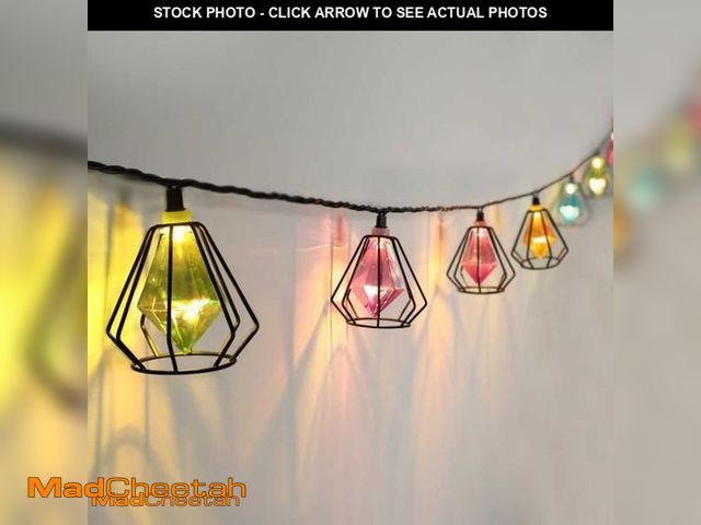 Lot 74-11985649 - Vigdur Lantern String Lights - Muiticolor Deorative String Lights with 10 LED Bulbs Connectable, Ind...