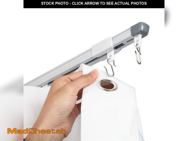 Lot 74-12568175 - ACMEART Ceiling Curtain Track,Retractable Ceiling Track for Curtains,4.8-8.15ft,Room Divider Curtain...