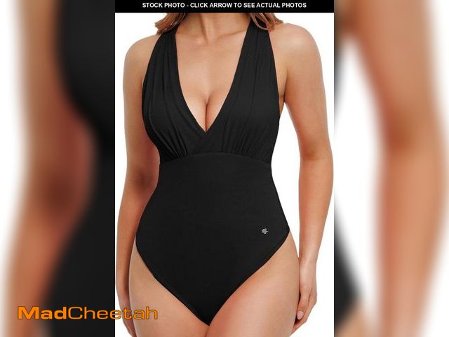 Lot 74-12330654 - Popilush Body Suits For Womens Tummy Control Shapewear Halter Top V Neck Backless Summer Going Out T...