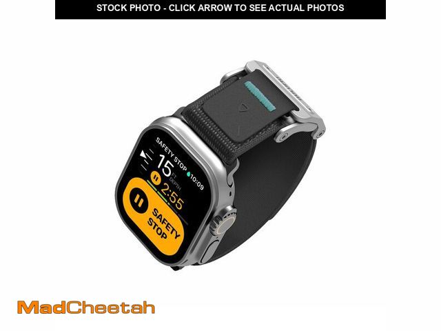 Lot 74-12709481 - Aulumu A11 Mag Buckle Slim Band Designed for Apple Watch | Memory Quick Release | Velvet Nylon Braid...