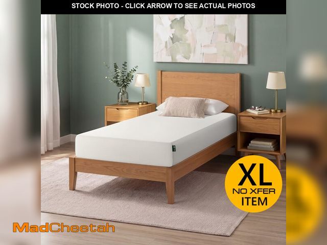 Lot 74-14612032 - Zinus Memory Foam 8 Inch Green Tea Mattress, Twin - USED