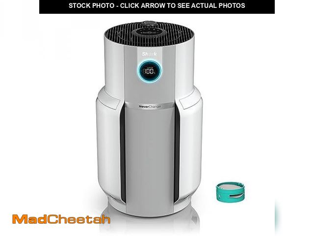 Lot 74-12136394 - Shark NeverChange Hepa Large-Room Air Purifier Max HP302 - White - UNUSED