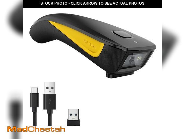 Lot 74-14478962 - NETUM Mini Barcode Scanner Bluetooth Compatible, Portable Bar Code Reader - UNUSED