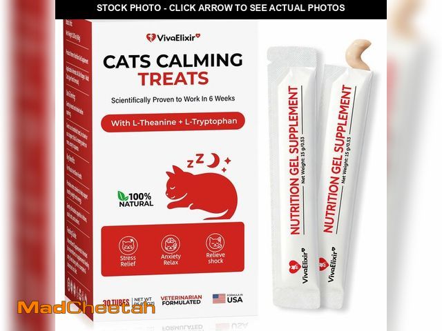 Lot 74-14145812 - Cat Calming Treats Ã¢â¬â Natural Stress, Anxiety &amp; Shock Relief for Cats Ã¢â¬â Featuring L...