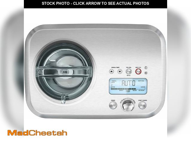 Lot 74-13709299 - Breville Smart Scoop Ice Cream Maker BCI600XL, Brushed Stainless Steel - USED