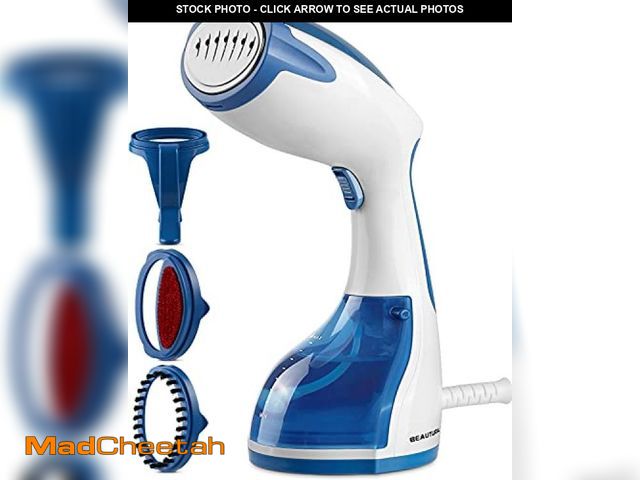 Lot 74-12323966 - BEAUTURAL Steamer for Clothes, Portable Handheld Garment Fabric Wrinkles Remover, 30-Second Fast Hea...