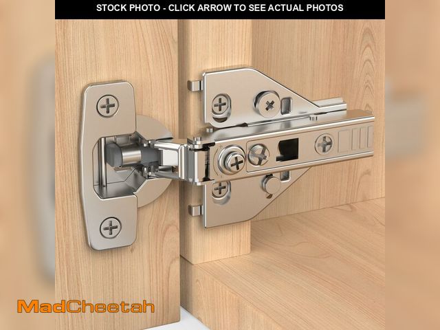 Lot 74-13541448 - Chibery 10 Pack Full Overlay Cabinet Hinges, Face Frame &amp; Frameless, 4D Adjustment, Soft Close 1...