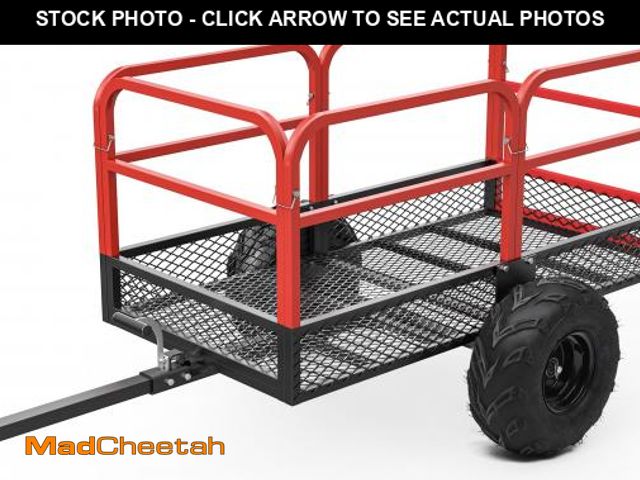 Lot 74-12264959 - YITAMOTOR Lawn Mower Trailer, Heavy Duty ATV Trailer Dump Cart Tow Behind, Capacity 1500lbs, 15 Cu.F...